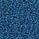 Miyuki rocailles Perlen 11/0 - Silver lined capri blue ab 11-1025